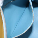 LOUIS VUITTON Monogram Vernis Houston Hand Bag Baby Blue M91005 LV Auth ar13496-21