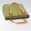LOUIS VUITTON Monogram Vernis Houston Hand Bag Baby Blue M91005 LV Auth ar13496-6