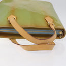 LOUIS VUITTON Monogram Vernis Houston Hand Bag Baby Blue M91005 LV Auth ar13496-7