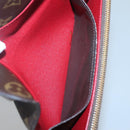 LOUIS VUITTON Monogram Portemonnaie Emilie Lang Rot M60697 Auth ar13497-19
