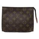 LOUIS VUITTON Monogram Poche Toilette 19 Pouch M47544 LV Auth ar13499-13