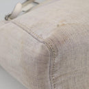 PRADA Tote Bag Canvas Gray Silver Auth ar13504-16