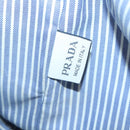 PRADA Tote Bag Canvas Gray Silver Auth ar13504-17