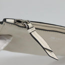 PRADA Tote Bag Canvas Gray Silver Auth ar13504-26
