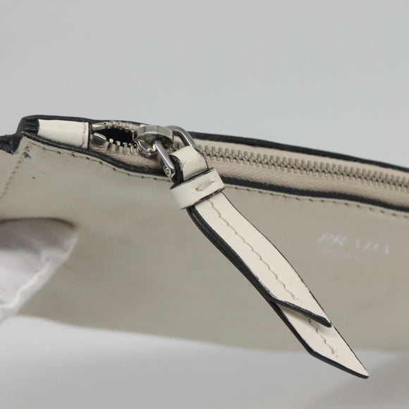 PRADA Tote Bag Canvas Gray Silver Auth ar13504