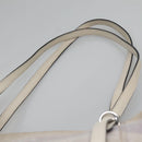 PRADA Tote Bag Canvas Gray Silver Auth ar13504-8