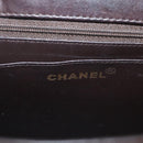 CHANEL Matelasse Hand Bag Leather Brown CC Auth ar13513-17