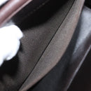 CHANEL Matelasse Hand Bag Leather Brown CC Auth ar13513-21