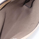 SAINT LAURENT Clutch Bag PVC Brown Gold Auth ar13514-11