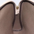 SAINT LAURENT Clutch Bag PVC Brown Gold Auth ar13514-12