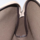 SAINT LAURENT Clutch Bag PVC Brown Gold Auth ar13514-17