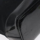 SAINT LAURENT Shoulder Bag Canvas Black Gold Auth ar13515-14