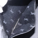 SAINT LAURENT Shoulder Bag Canvas Black Gold Auth ar13515-12