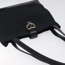 SAINT LAURENT Shoulder Bag Canvas Black Gold Auth ar13515-6