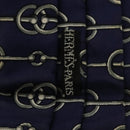 HERMES Ascot Thailand Necktie Silk Navy Auth ar13517-4