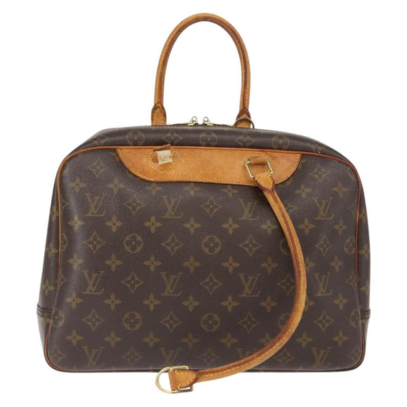 LOUIS VUITTON Monogram Deauville Hand Bag M47270 LV Auth ar13523