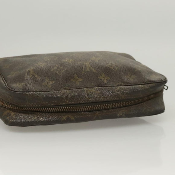 LOUIS VUITTON Monogram Trousse Toilette 23 Clutch Bag M47524 LV Auth ar13525