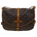 LOUIS VUITTON Monogram Saumur 30 Umhängetasche M42256 LV Auth ar13526-13
