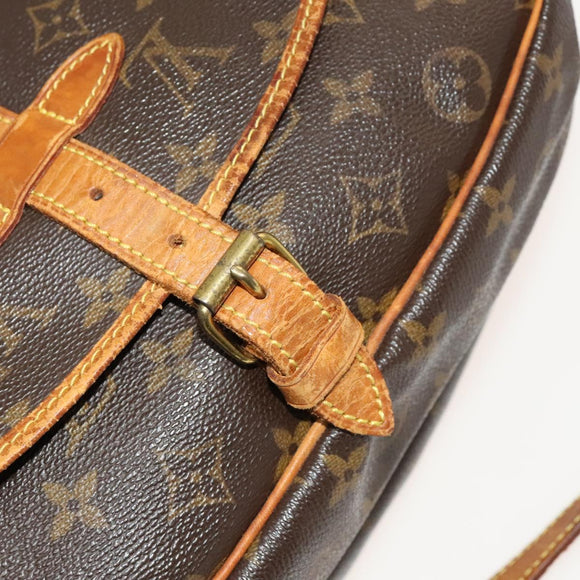 LOUIS VUITTON Monogram Saumur 30 Shoulder Bag M42256 LV Auth ar13526