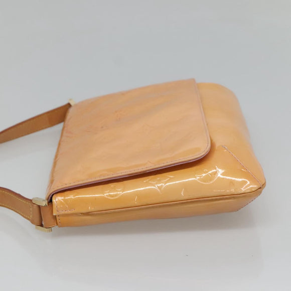 LOUIS VUITTON Vernis Thompson Street Bag Marshmallow Pink M91070 LV Auth ar13532