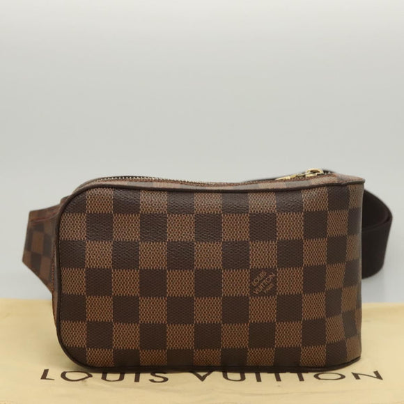 LOUIS VUITTON Damier Ebene Geronimos Shoulder Bag N51994 LV Auth ar13533