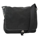 PRADA Shoulder Bag Nylon Black Silver Auth ar13535-1