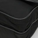 PRADA Shoulder Bag Nylon Black Silver Auth ar13535-15