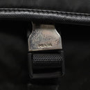 PRADA Shoulder Bag Nylon Black Silver Auth ar13535-9