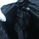 PRADA Shoulder Bag Nylon Black Silver Auth ar13535-21