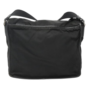 PRADA Shoulder Bag Nylon Black Silver Auth ar13535 - 0