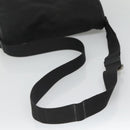 PRADA Shoulder Bag Nylon Black Silver Auth ar13535-8
