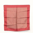 HERMES Carre 45 Scarf Silk Bordeaux Auth ar13551-7