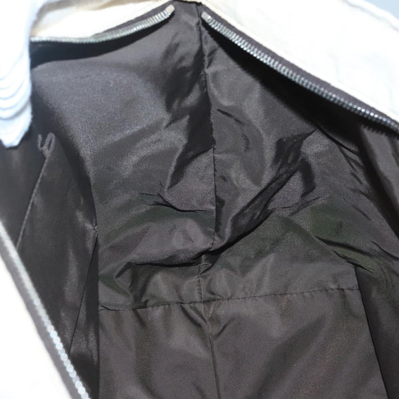 GUCCI GG Canvas Tote Bag Beige Silver 283416 Auth ar13566