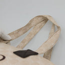 GUCCI GG Canvas Tote Bag Beige Silver 283416 Auth ar13566-8