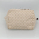 GUCCI GG Canvas Tote Bag Beige Silver 283416 Auth ar13566-5
