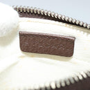 BVLGARI Shoulder Bag Canvas Beige Silver Auth ar13574-14