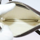 BVLGARI Shoulder Bag Canvas Beige Silver Auth ar13574-11