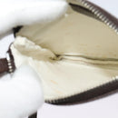 BVLGARI Shoulder Bag Canvas Beige Silver Auth ar13574-18