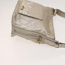 Chloe Shoulder Bag Leather 2Set Black Beige Gold Auth ar13578-4