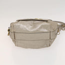 Chloe Shoulder Bag Leather 2Set Black Beige Gold Auth ar13578-7