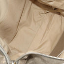 Chloe Shoulder Bag Leather 2Set Black Beige Gold Auth ar13578-9