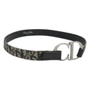 Christian Dior Trotter Canvas Belt 28"" Navy Auth ar13581-1
