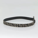 Christian Dior Trotter Canvas Belt 28"" Navy Auth ar13581-4