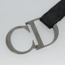 Christian Dior Trotter Canvas Belt 28"" Navy Auth ar13581-7