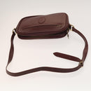 Gianni Versace Cartier Bag Nylon Leather 2 Set Bordeaux Beige Auth ar13582-13