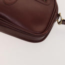 Gianni Versace Cartier Bag Nylon Leather 2 Set Bordeaux Beige Auth ar13582-16