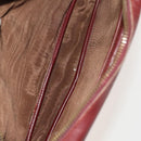 Gianni Versace Cartier Bag Nylon Leather 2Set Bordeaux Beige Auth ar13582-17