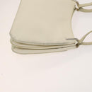 Gianni Versace Cartier Bag Nylon Leather 2 Set Bordeaux Beige Auth ar13582-4