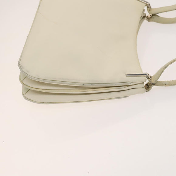 Gianni Versace Cartier Bag Nylon Leather 2 Set Bordeaux Beige Auth ar13582