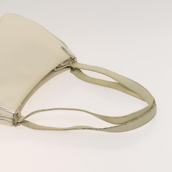 Gianni Versace Cartier Bag Nylon Leather 2Set Bordeaux Beige Auth ar13582